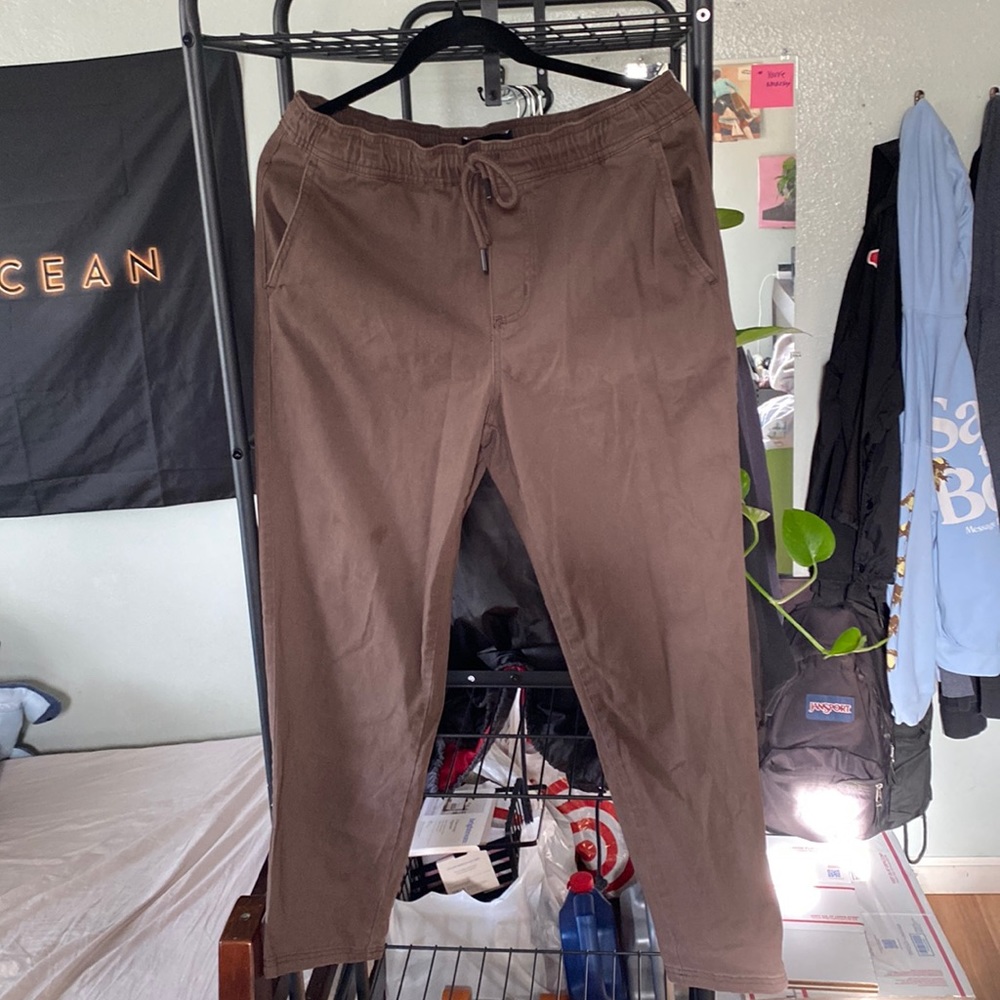 Brown RSQ Pull On Drawstring Pants